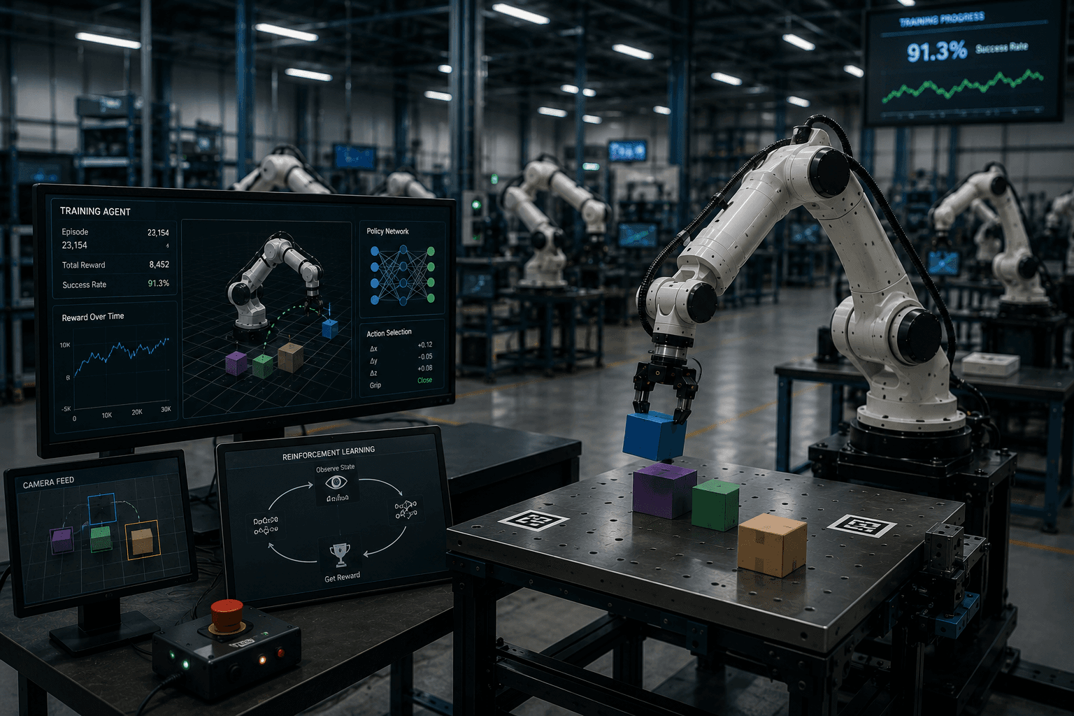 AI training system autonomously reaches 91.3% success rate